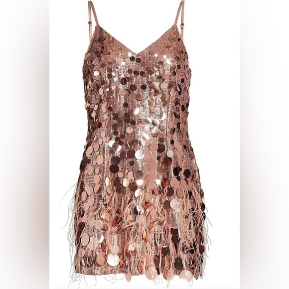 ramy brook rina sequin mini dress Ramy Brook Rina Dress S (4-6) New